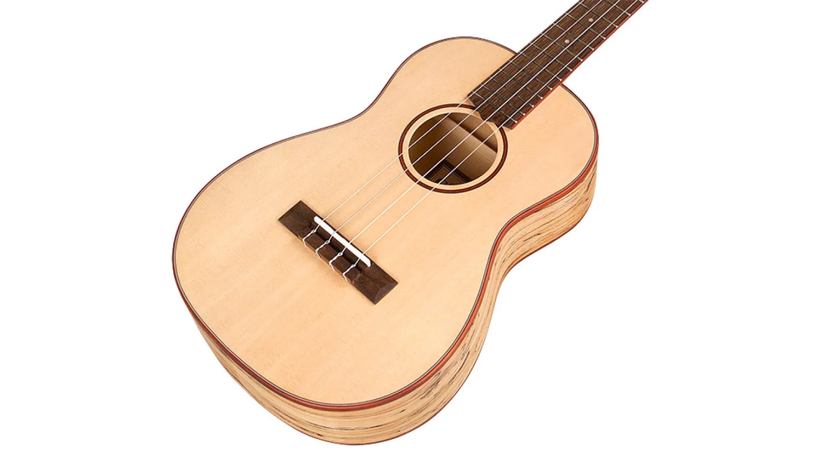 Cordoba 24B Bariton Ukulele, Decke Fichte massiv, Korpus Spalted Maple